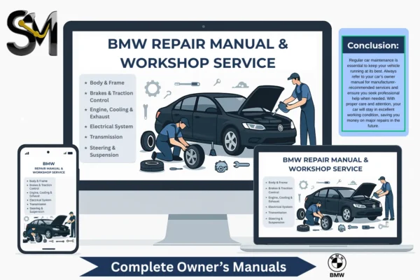 BMW 320i (E21) 1982 1.8L Car Repair Manual & Workshop Service