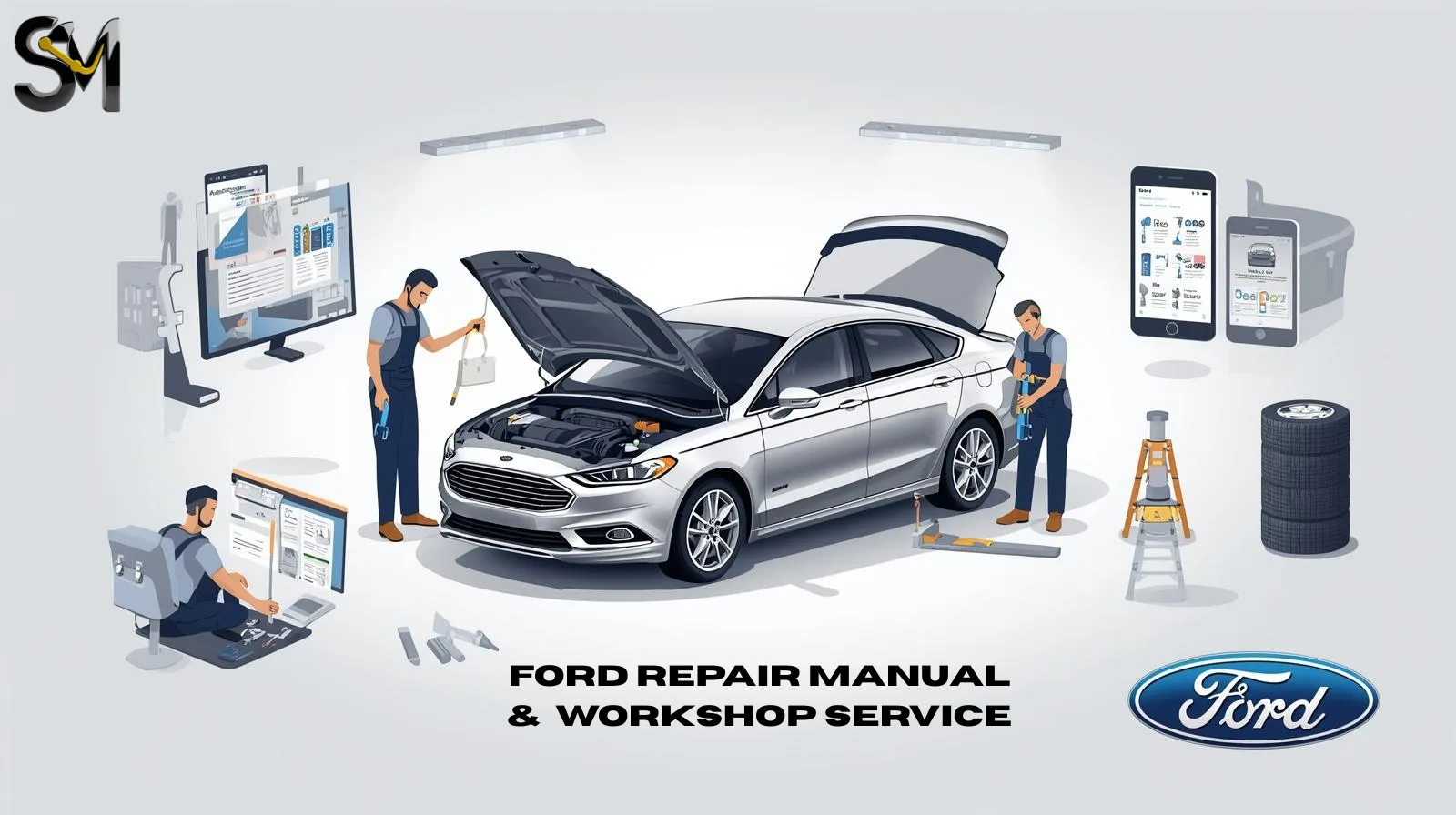 Ford Country Squire 1990 5.0L Repair Manual