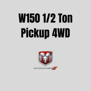 W150 1/2 Ton Pickup 4WD
