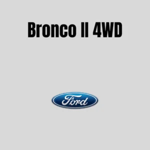 Bronco II 4WD