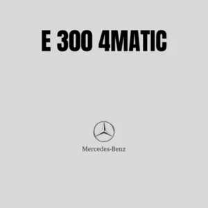 E 300 4MATIC