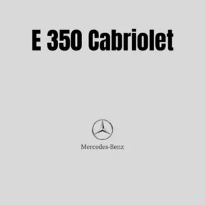 E 350 Cabriolet
