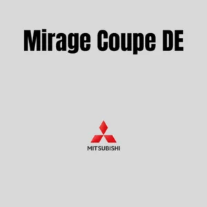 Mirage Coupe DE